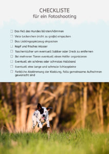 Die Checkliste für ein Fotoshooting.